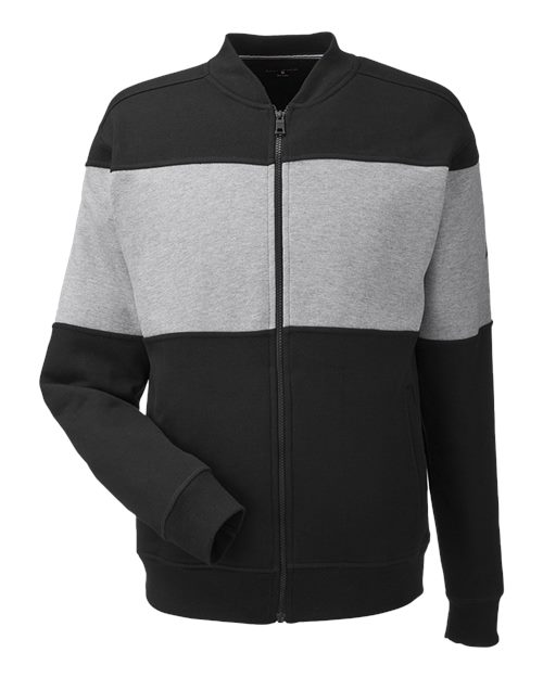 Anchor Fleece Colorblocked Bomber Jacket