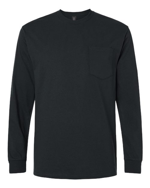 Men's Ultra Cotton® Long Sleeve Pocket T-Shirt