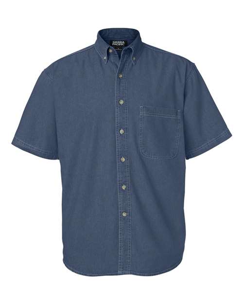 Denim Short Sleeve Shirt Tall Sizes