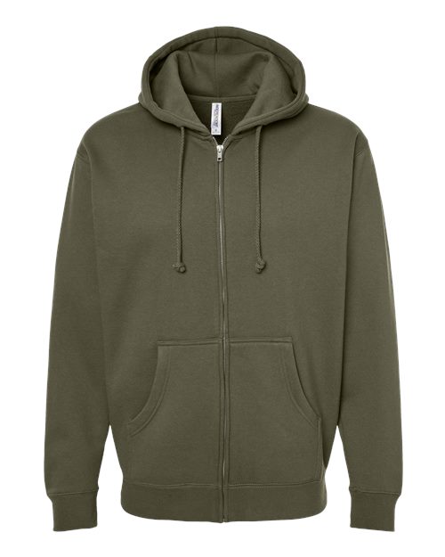 Heavyweight Full-Zip Hooded Sweatshirt