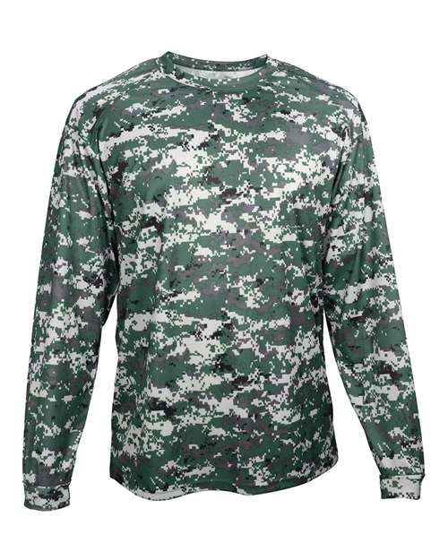Youth Digital Camo Long Sleeve T-Shirt - Image 3