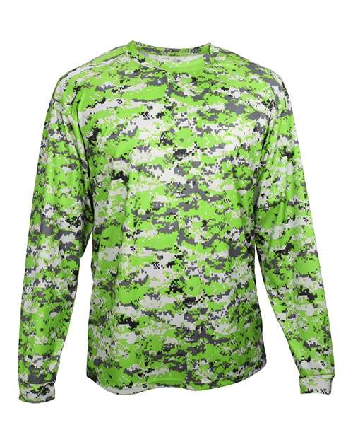 Youth Digital Camo Long Sleeve T-Shirt - Image 4