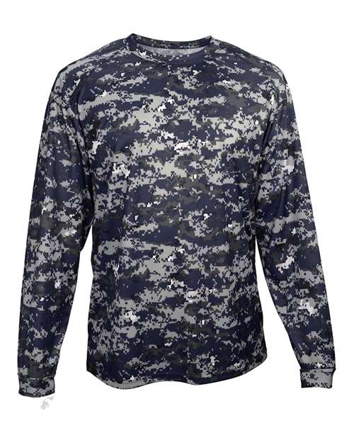 Youth Digital Camo Long Sleeve T-Shirt - Image 5