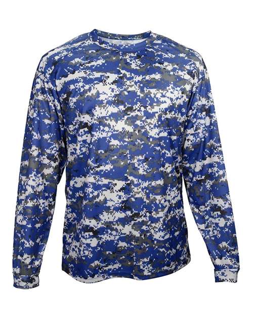 Youth Digital Camo Long Sleeve T-Shirt - Image 7