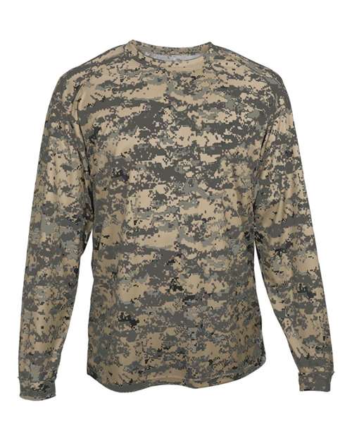 Youth Digital Camo Long Sleeve T-Shirt - Image 8