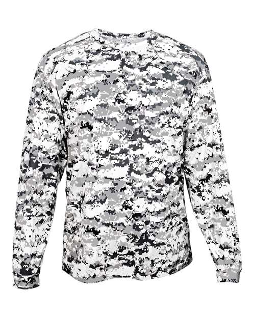 Youth Digital Camo Long Sleeve T-Shirt - Image 9