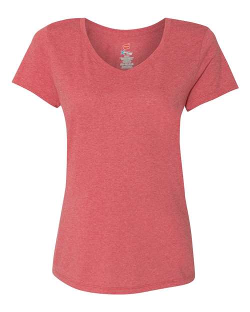 Perfect-T Women’s Triblend V-Neck T-Shirt - Image 6
