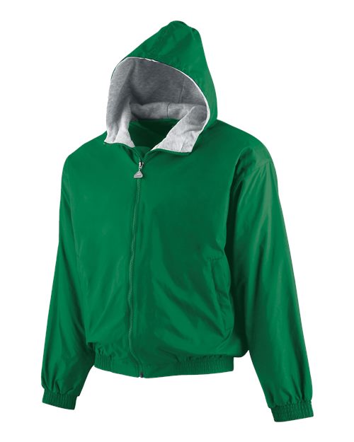 Youth Hooded Taffeta Jacket - Image 4