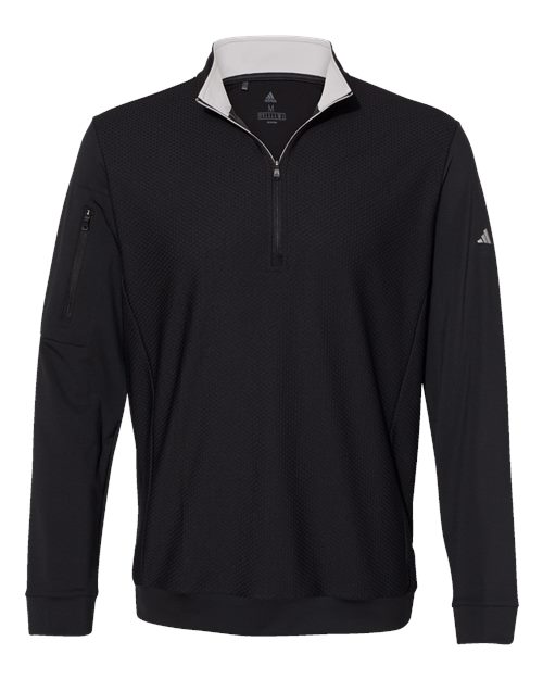 Men's Performance Textured Quarter-Zip Pullover