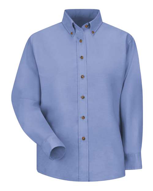Women's Poplin Dress Shirt - Image 5