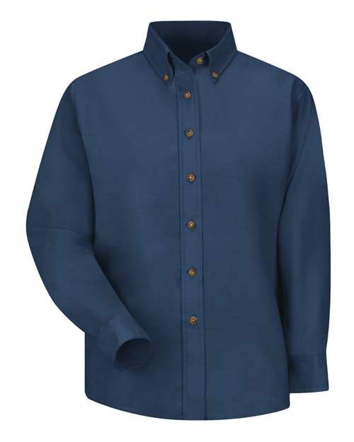 Women's Poplin Dress Shirt - Image 6