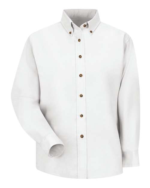 Women's Poplin Dress Shirt - Image 9