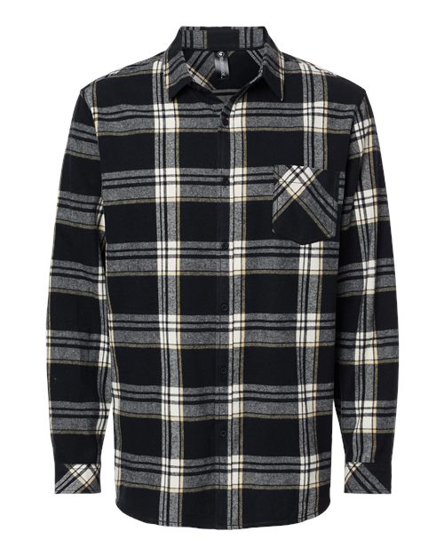 Open Pocket Flannel Shirt