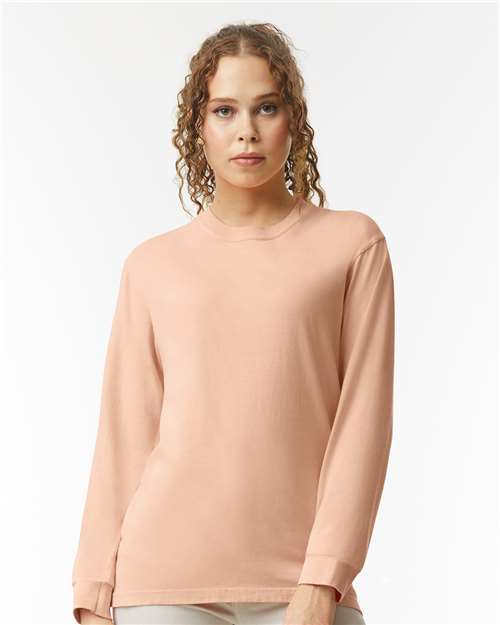 Garment-Dyed Heavyweight Long Sleeve T-Shirt - Image 152