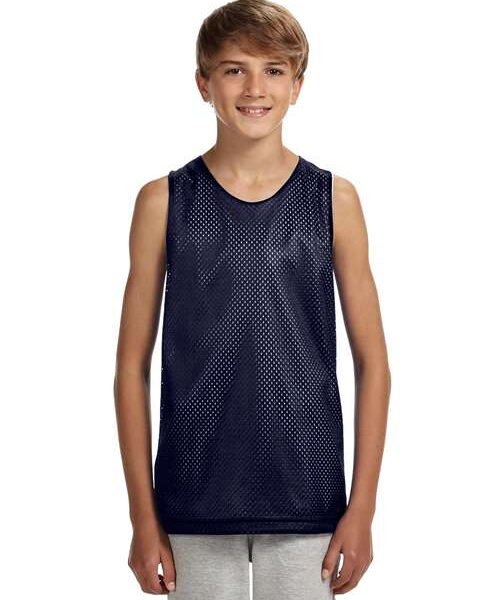 Youth Reversible Mesh Tank Top