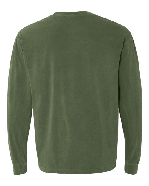 Garment-Dyed Heavyweight Long Sleeve T-Shirt - Image 109