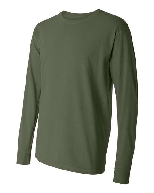 Garment-Dyed Heavyweight Long Sleeve T-Shirt - Image 108