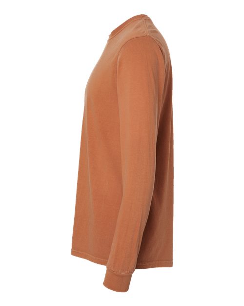 Garment-Dyed Heavyweight Long Sleeve T-Shirt - Image 180