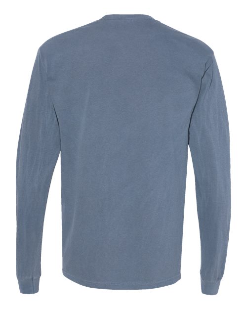Garment-Dyed Heavyweight Long Sleeve Pocket T-Shirt - Image 38