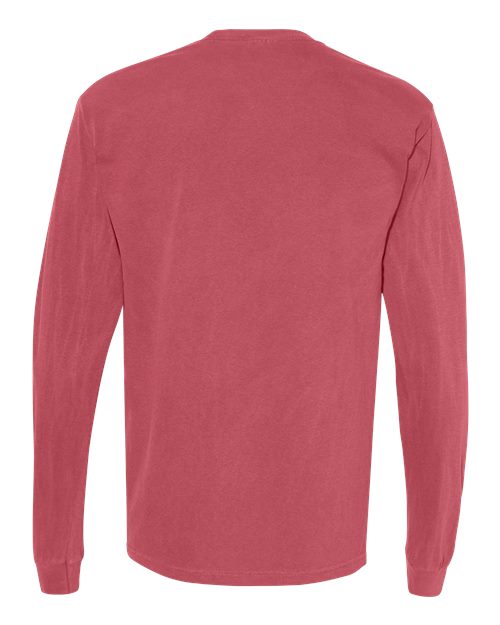 Garment-Dyed Heavyweight Long Sleeve Pocket T-Shirt - Image 52