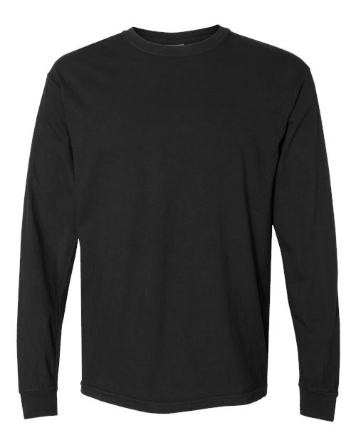 Garment-Dyed Heavyweight Long Sleeve T-Shirt - Image 3