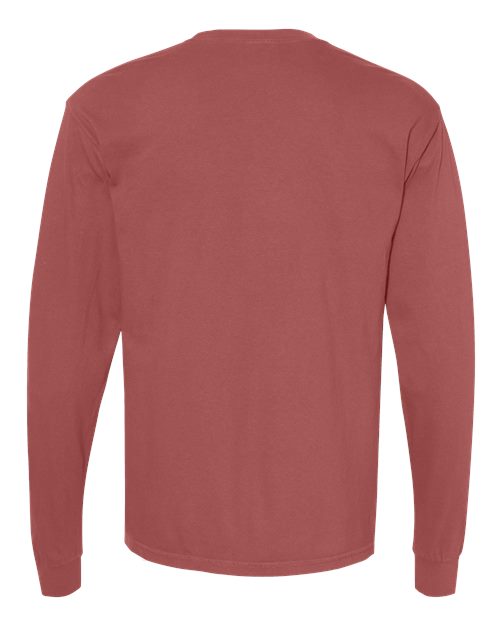 Garment-Dyed Heavyweight Long Sleeve T-Shirt - Image 69
