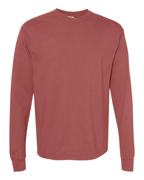 Garment-Dyed Heavyweight Long Sleeve T-Shirt - Image 8