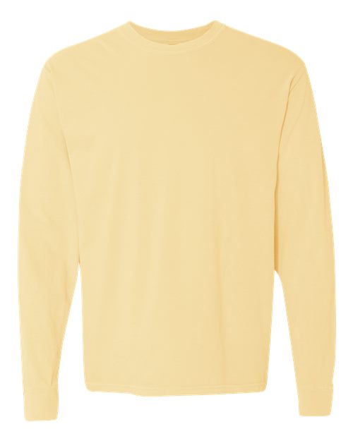 Garment-Dyed Heavyweight Long Sleeve T-Shirt - Image 11