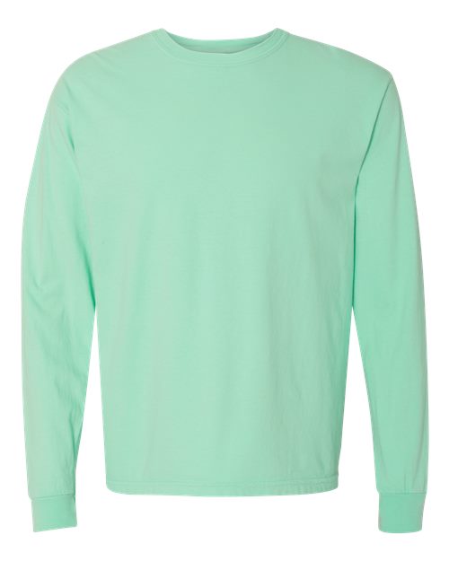 Garment-Dyed Heavyweight Long Sleeve T-Shirt - Image 30