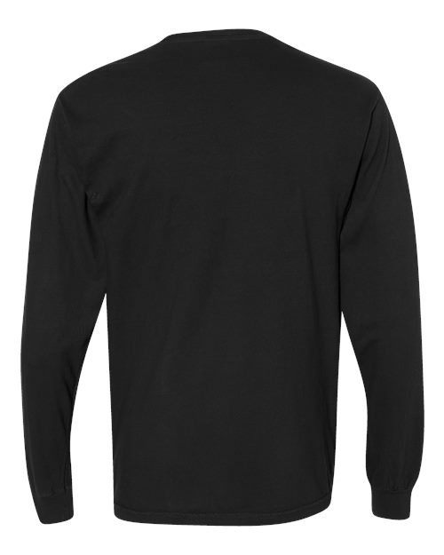 Garment-Dyed Heavyweight Long Sleeve Pocket T-Shirt - Image 36