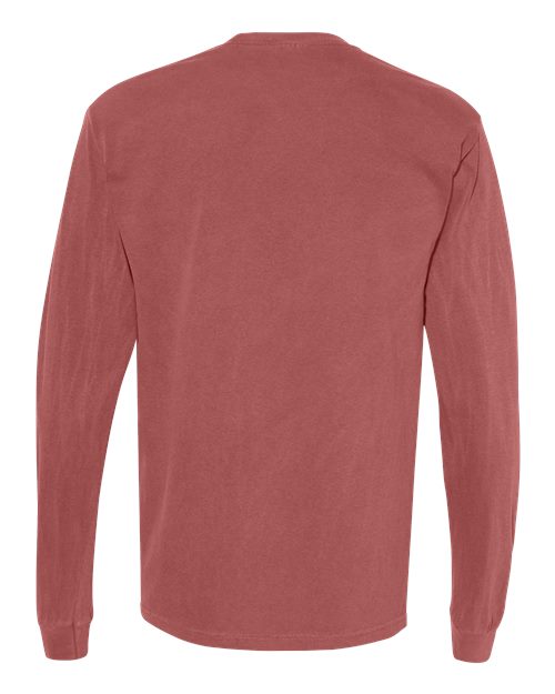 Garment-Dyed Heavyweight Long Sleeve Pocket T-Shirt - Image 42