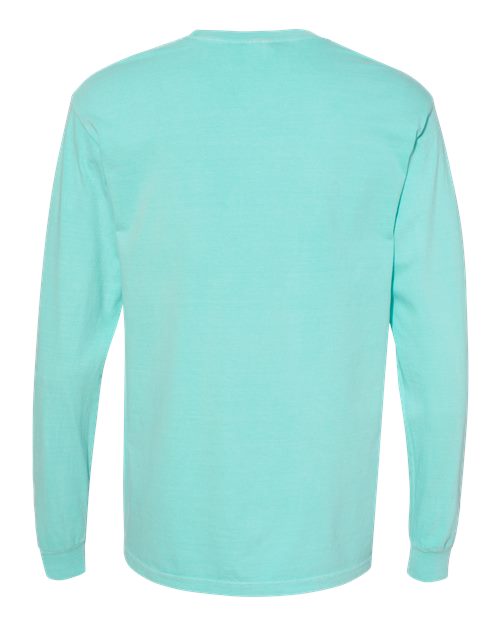 Garment-Dyed Heavyweight Long Sleeve Pocket T-Shirt - Image 48