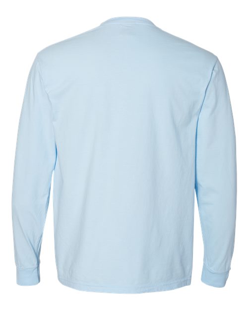 Garment-Dyed Heavyweight Long Sleeve Pocket T-Shirt - Image 50