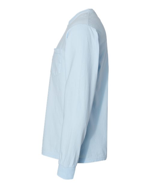 Garment-Dyed Heavyweight Long Sleeve Pocket T-Shirt - Image 51