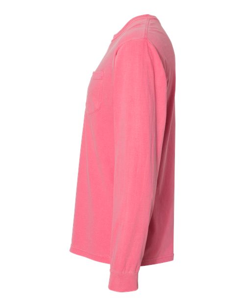 Garment-Dyed Heavyweight Long Sleeve Pocket T-Shirt - Image 55
