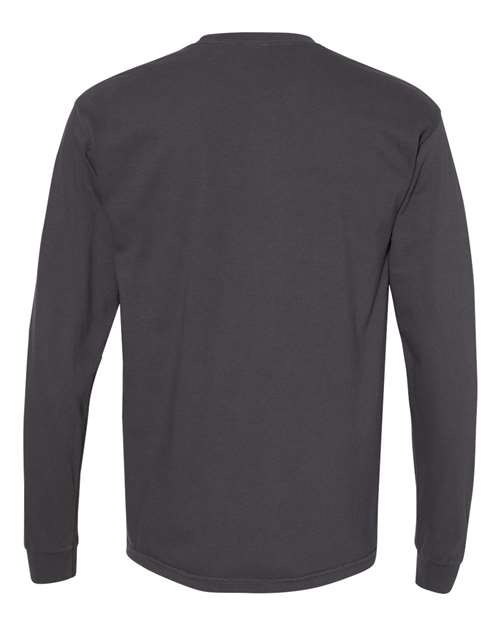 Garment-Dyed Heavyweight Long Sleeve Pocket T-Shirt - Image 62