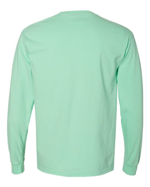 Garment-Dyed Heavyweight Long Sleeve Pocket T-Shirt - Image 73