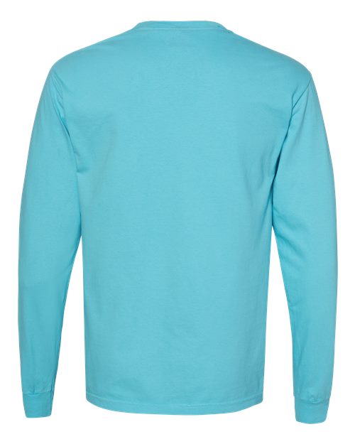 Garment-Dyed Heavyweight Long Sleeve Pocket T-Shirt - Image 75