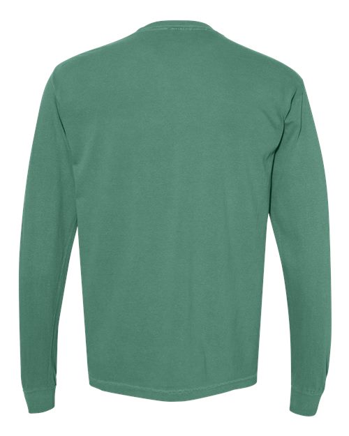 Garment-Dyed Heavyweight Long Sleeve Pocket T-Shirt - Image 77