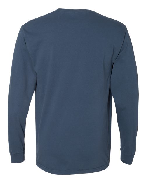 Garment-Dyed Heavyweight Long Sleeve Pocket T-Shirt - Image 79