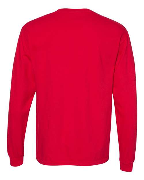 Garment-Dyed Heavyweight Long Sleeve Pocket T-Shirt - Image 85