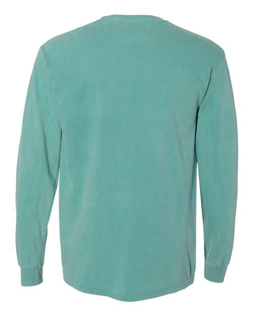 Garment-Dyed Heavyweight Long Sleeve Pocket T-Shirt - Image 87