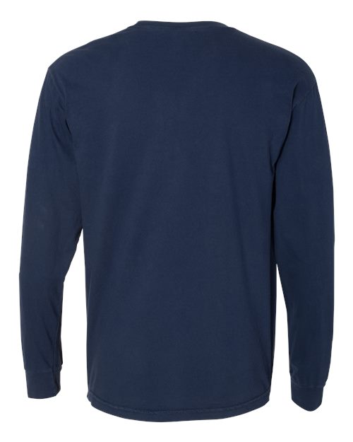 Garment-Dyed Heavyweight Long Sleeve Pocket T-Shirt - Image 93