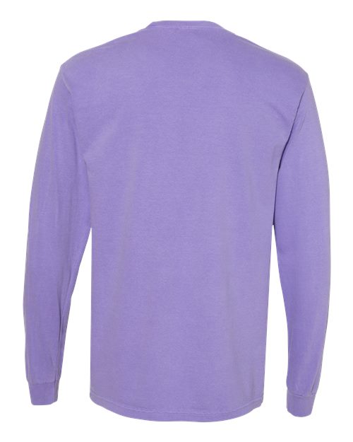 Garment-Dyed Heavyweight Long Sleeve Pocket T-Shirt - Image 95