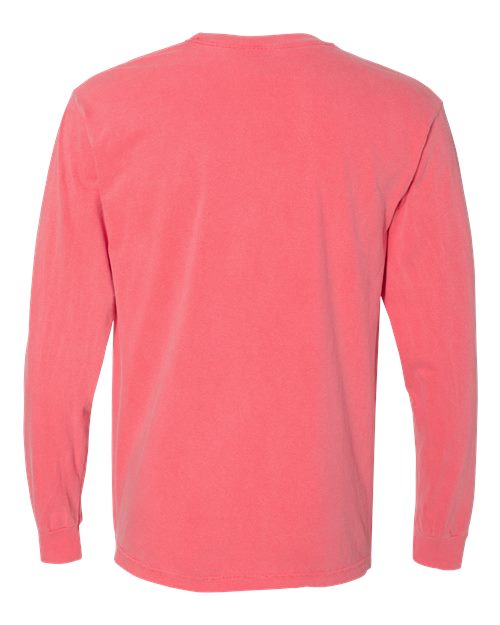 Garment-Dyed Heavyweight Long Sleeve Pocket T-Shirt - Image 97