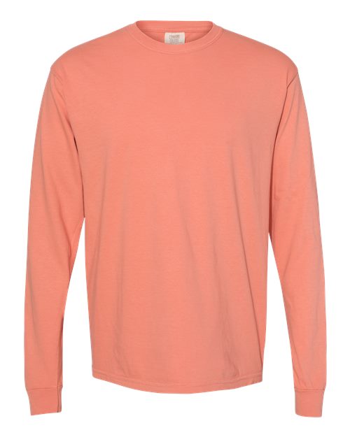 Garment-Dyed Heavyweight Long Sleeve T-Shirt - Image 49