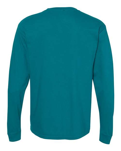 Garment-Dyed Heavyweight Long Sleeve T-Shirt - Image 167