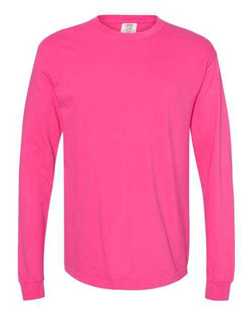 Garment-Dyed Heavyweight Long Sleeve T-Shirt - Image 25
