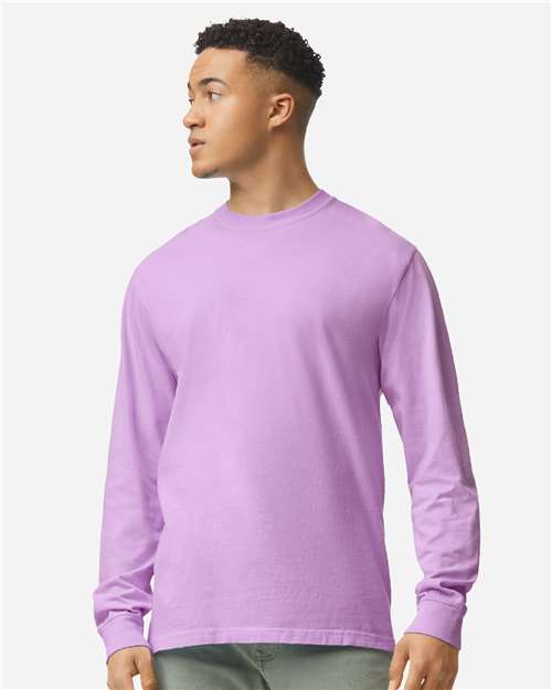 Garment-Dyed Heavyweight Long Sleeve T-Shirt - Image 145