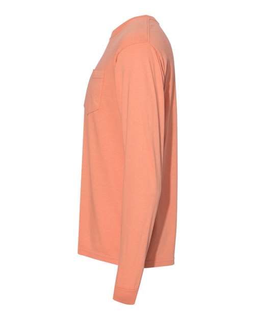 Garment-Dyed Heavyweight Long Sleeve Pocket T-Shirt - Image 90